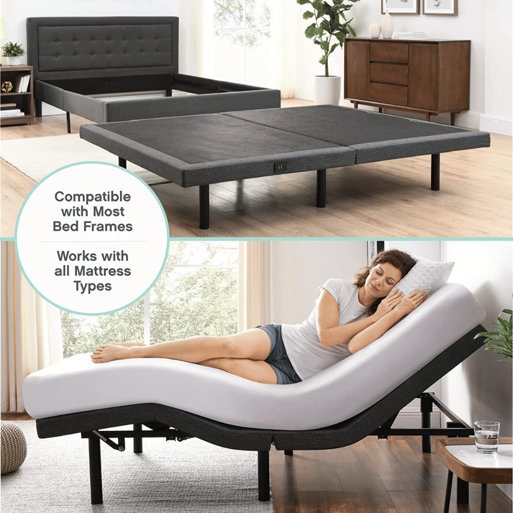 Adjustable bed and mattress