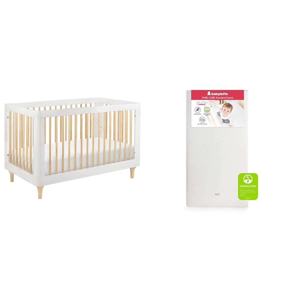 Babyletto convertible crib with mattress