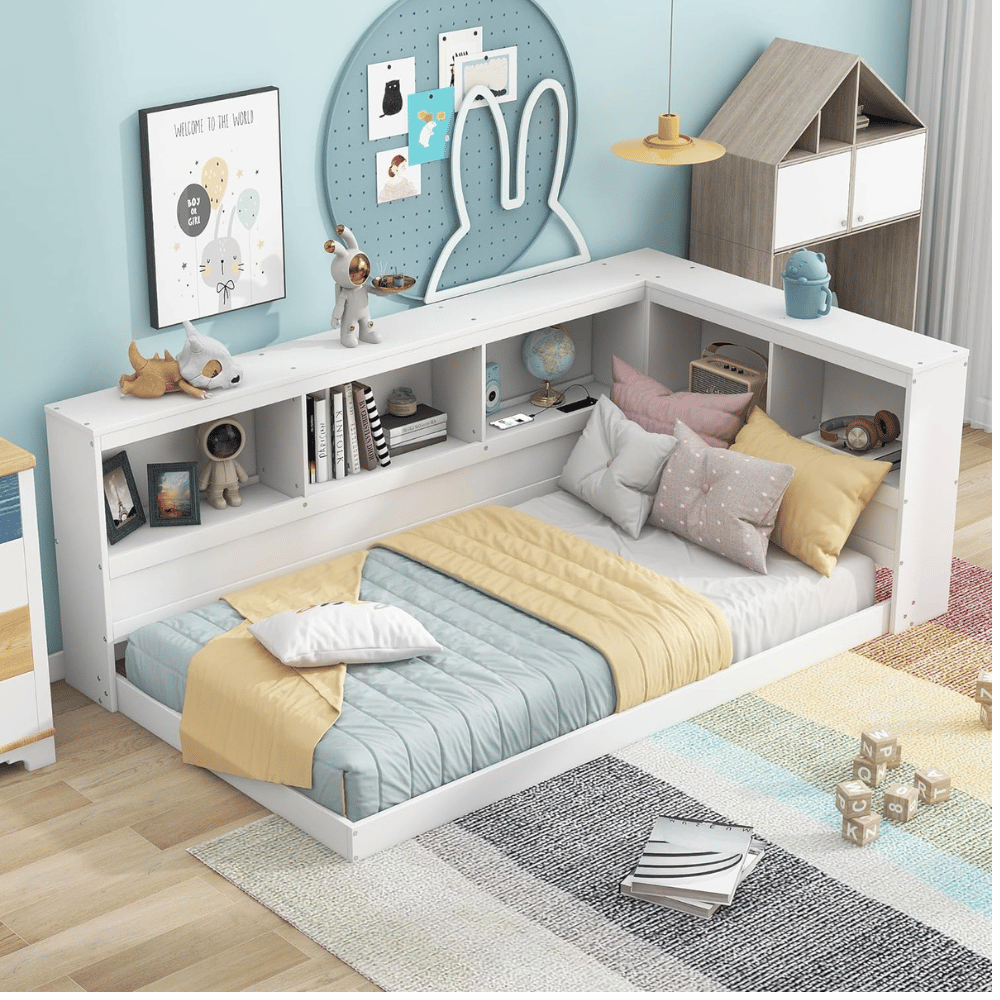 FANYHOM daybed with shelves