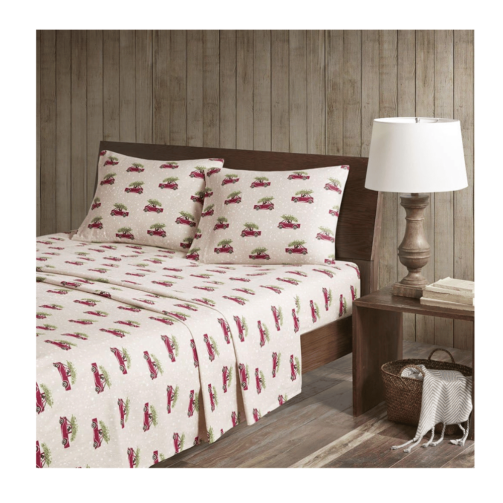 Woolrich cotton Christmas sheets