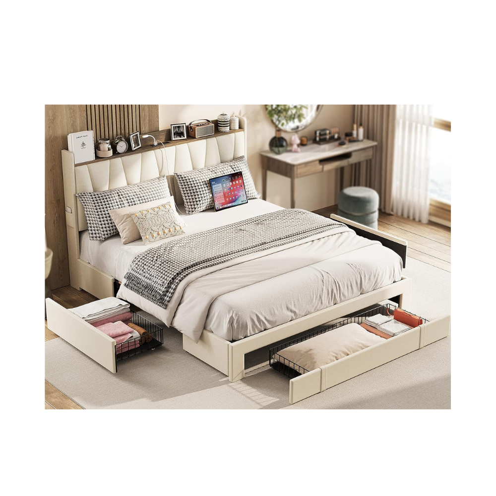 Stylish platform bed