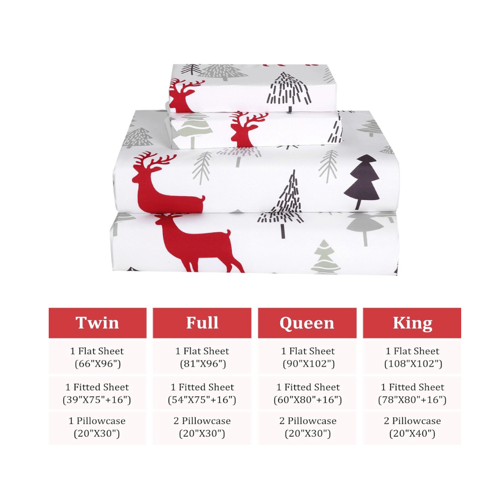 CAROMIO Christmas bedding set