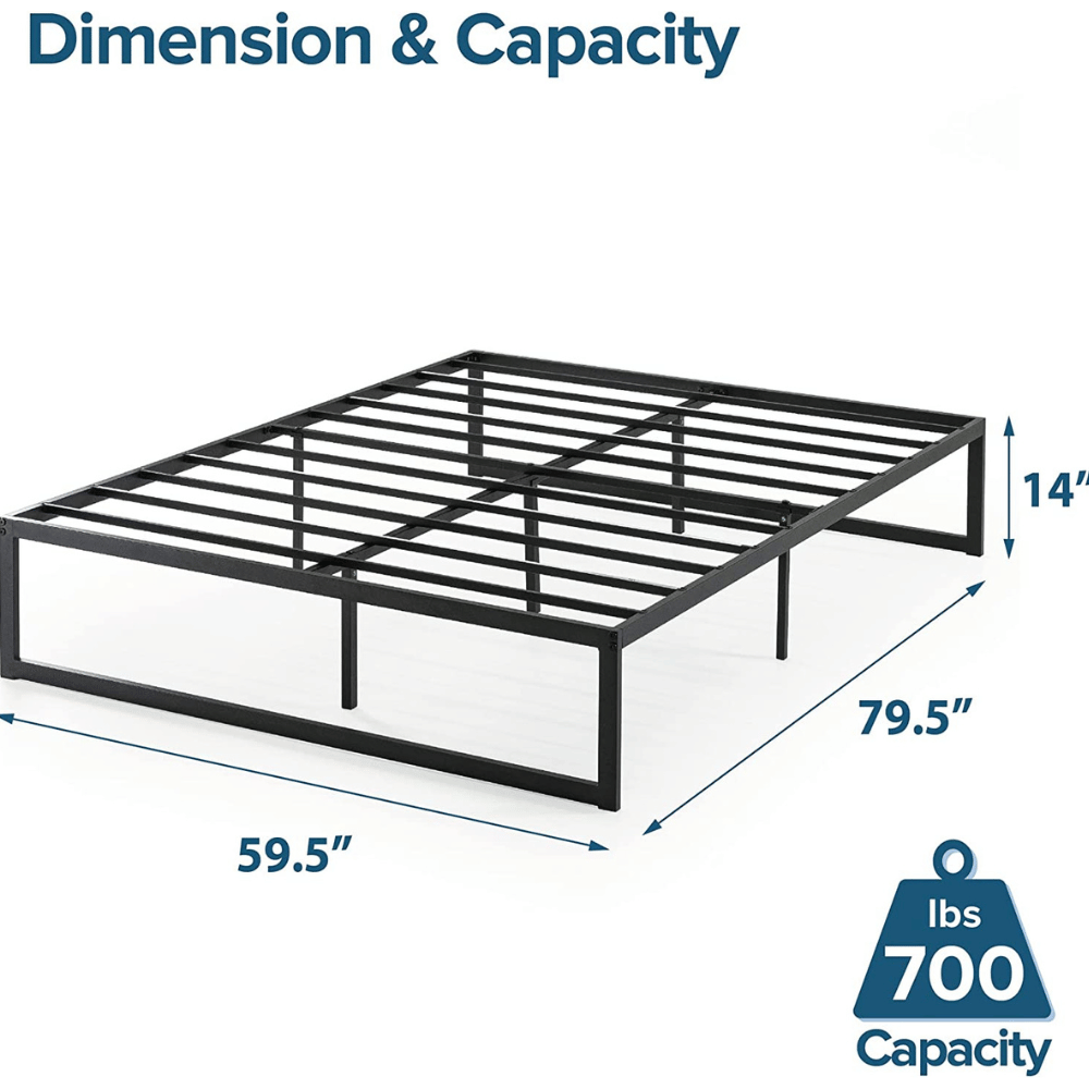 ZINUS metal platform bed