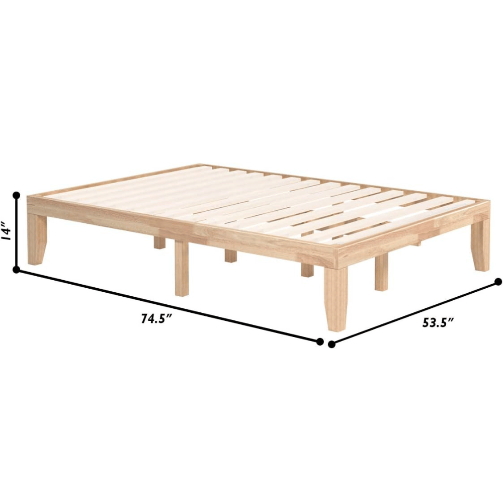 Giantex wood bed frame