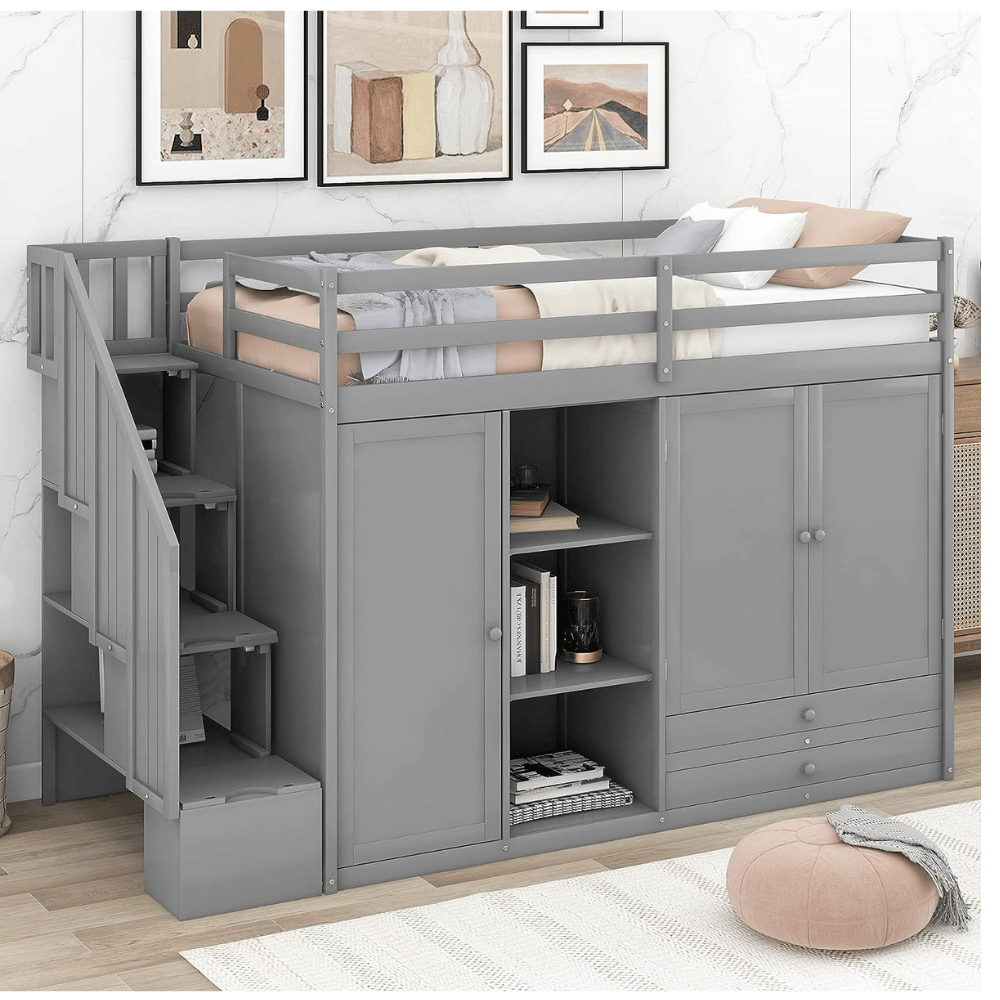 BIADNBZ loft bed with storage