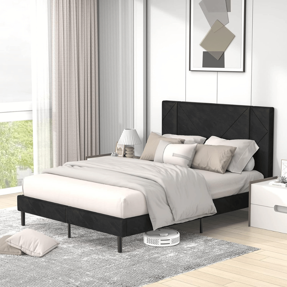 Flolinda velvet bed