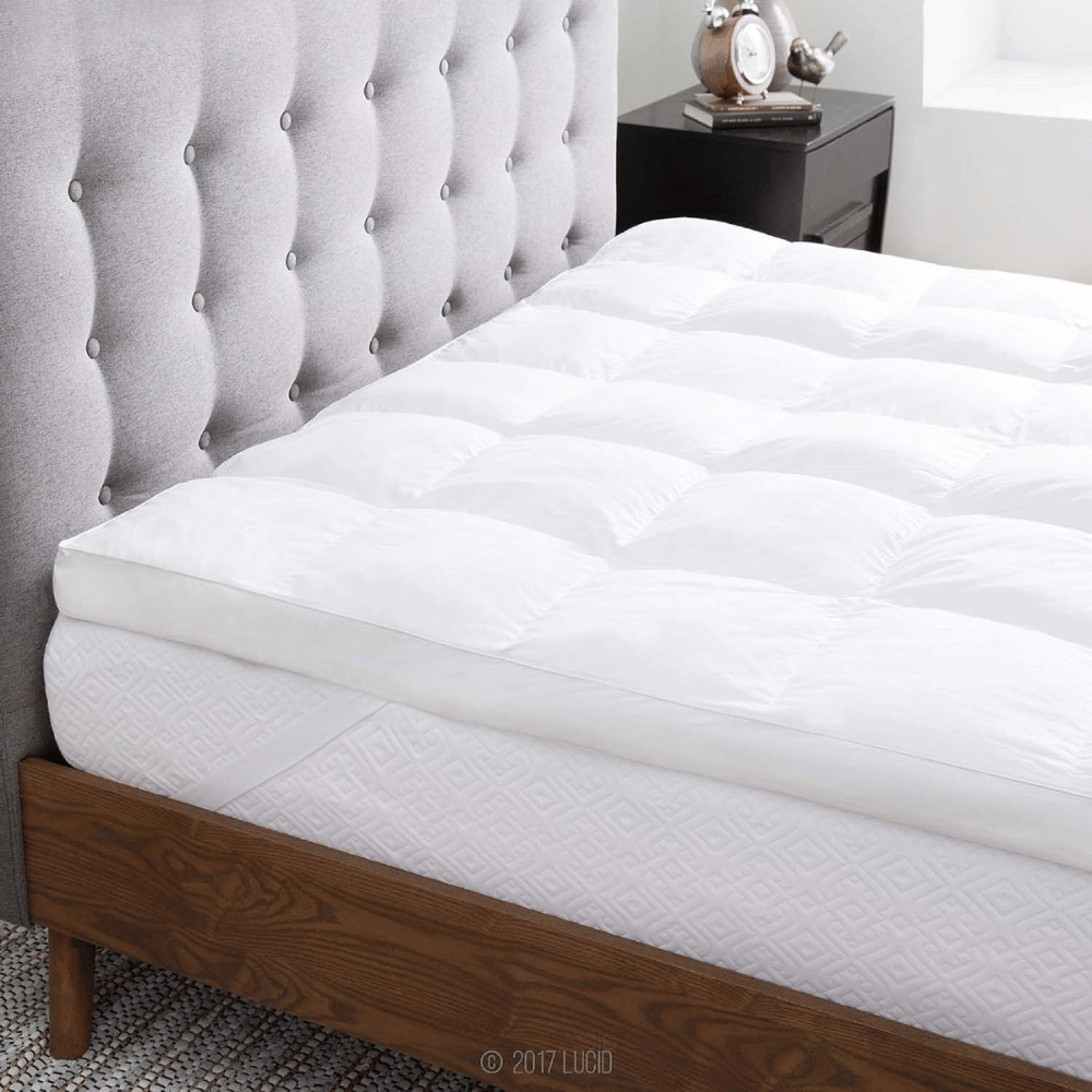 LUCID plush mattress topper