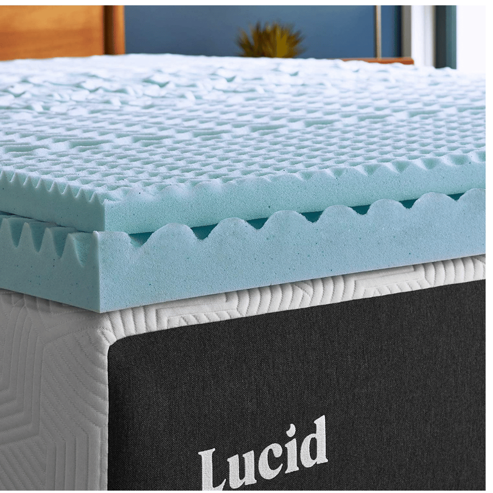 Lucid 2-inch comfort topper