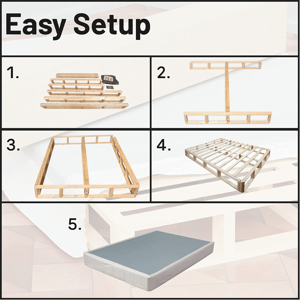 Sturdy bed foundation