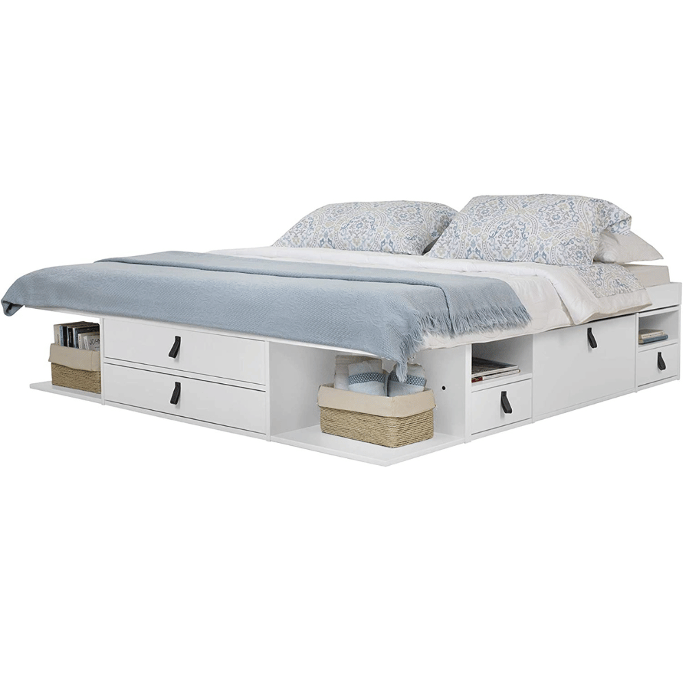 Memomad storage platform bed