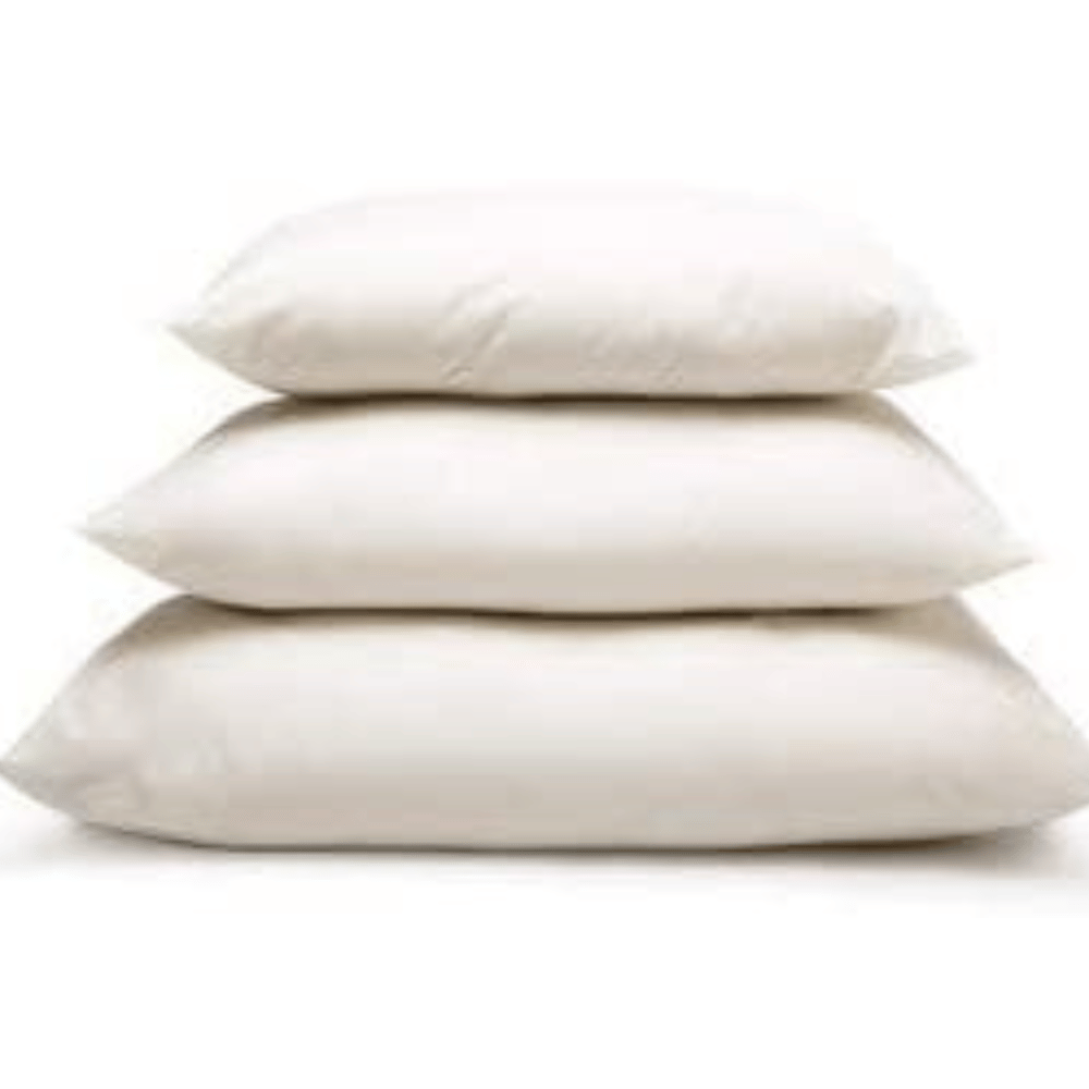 Wool-filled firm pillow