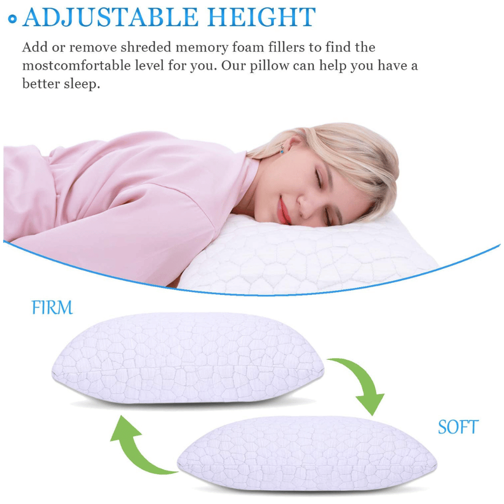 Breathable bamboo pillow