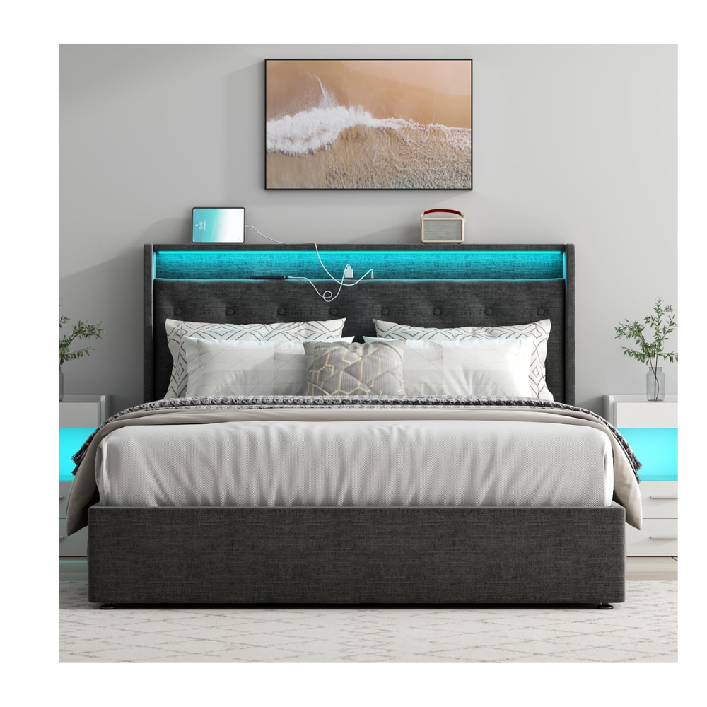 Under-bed storage platform