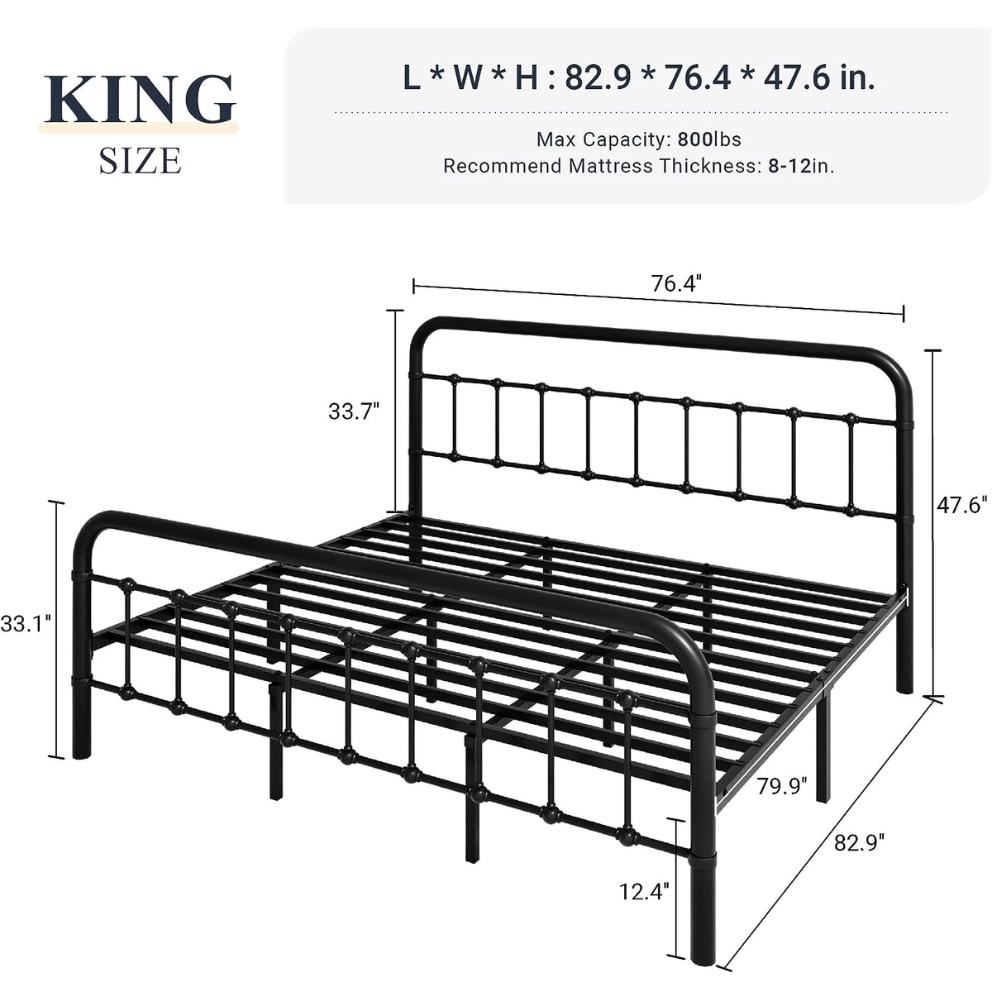 Allewie Victorian bed frame