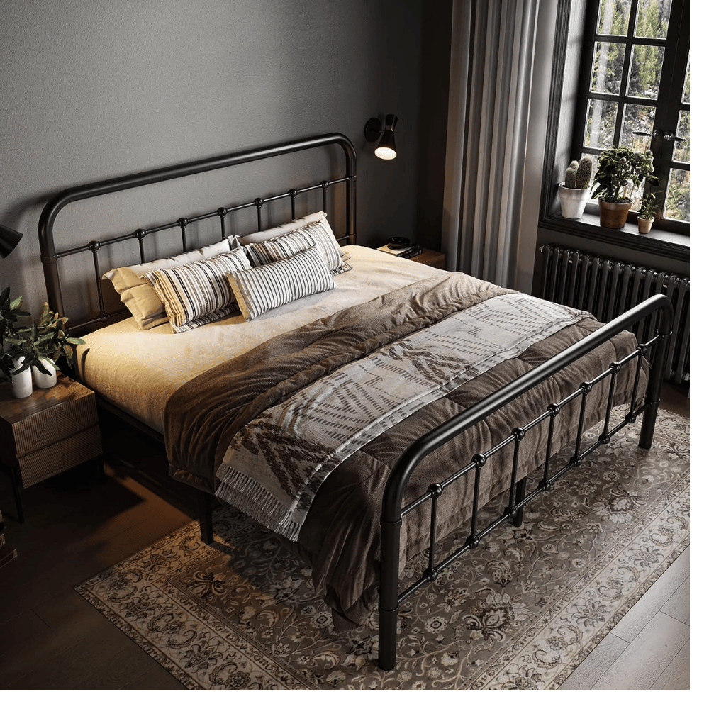 Allewie Minimalist metal bed