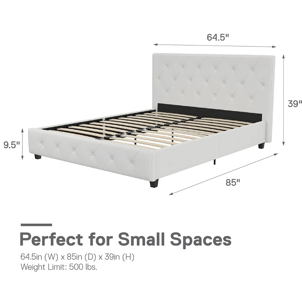 DHP plush bed frame