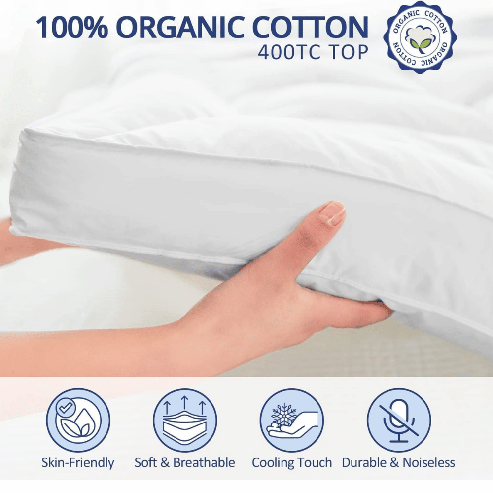 ELEMUSE Extra Thick Mattress Topper