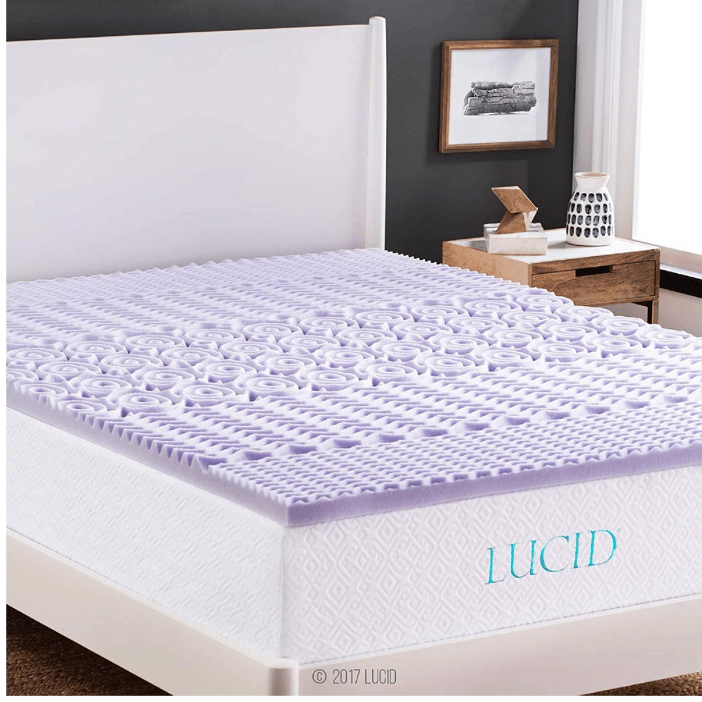 Lucid extra cushioning mattress topper