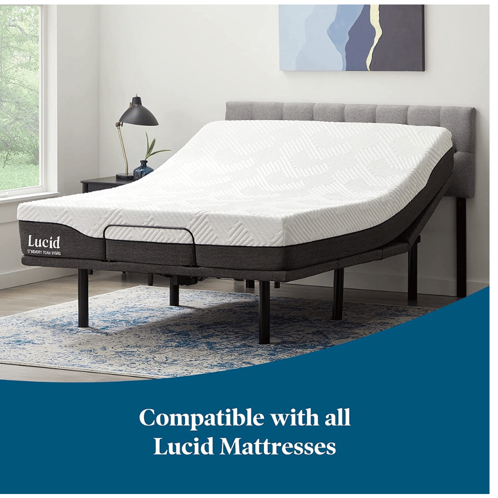 Lucid adjustable bed frame