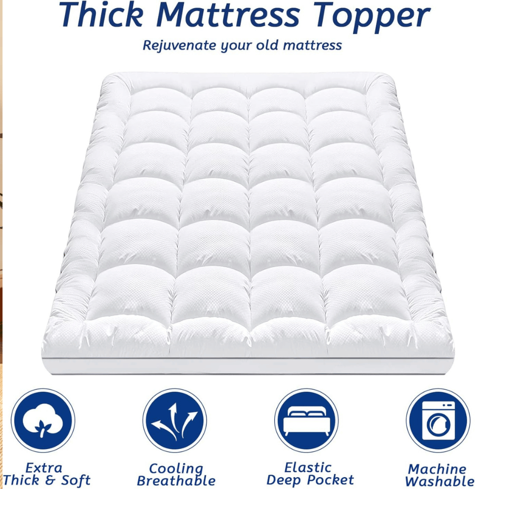 MATBEBY Comfortable Mattress Topper