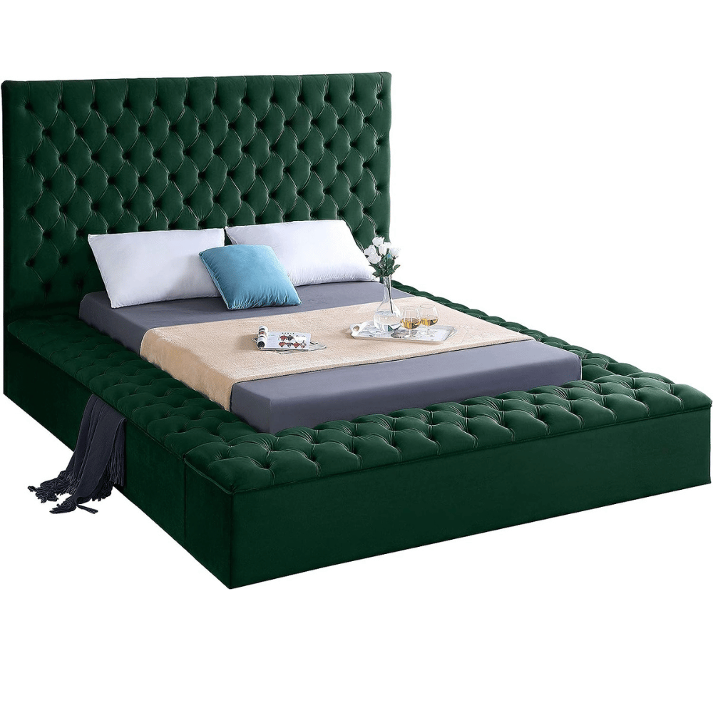 Meridian upholstered bed frame