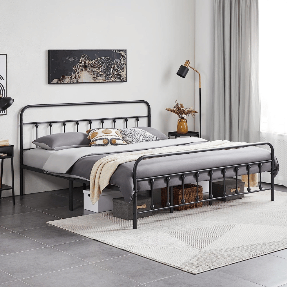 Topeakmart vintage bed frame