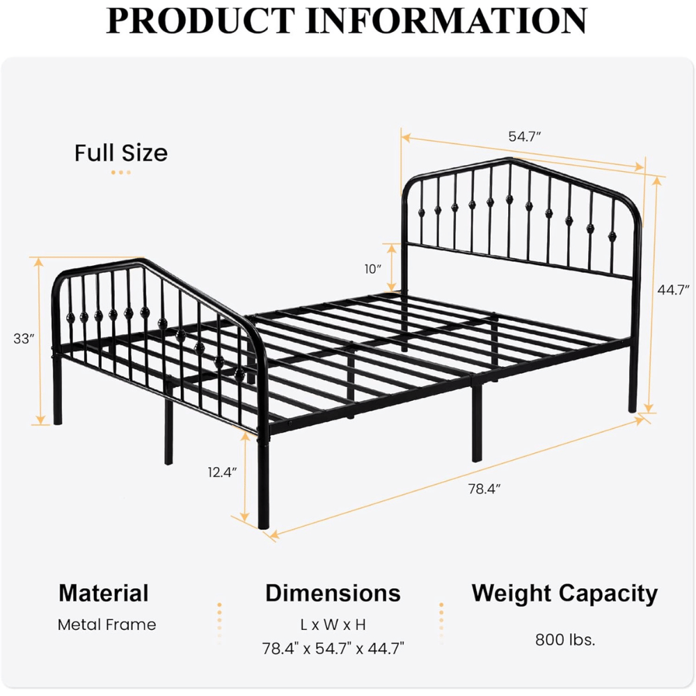 SHA CERLIN vintage bed frame