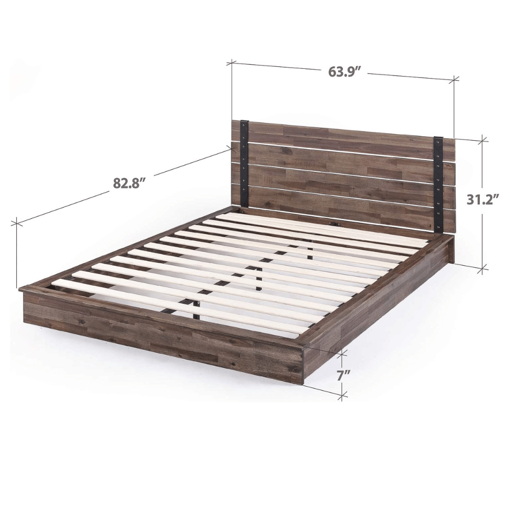 ZINUS wood platform bed