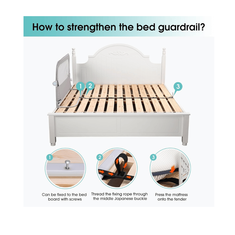 NUTIKAS toddler safety guard bed