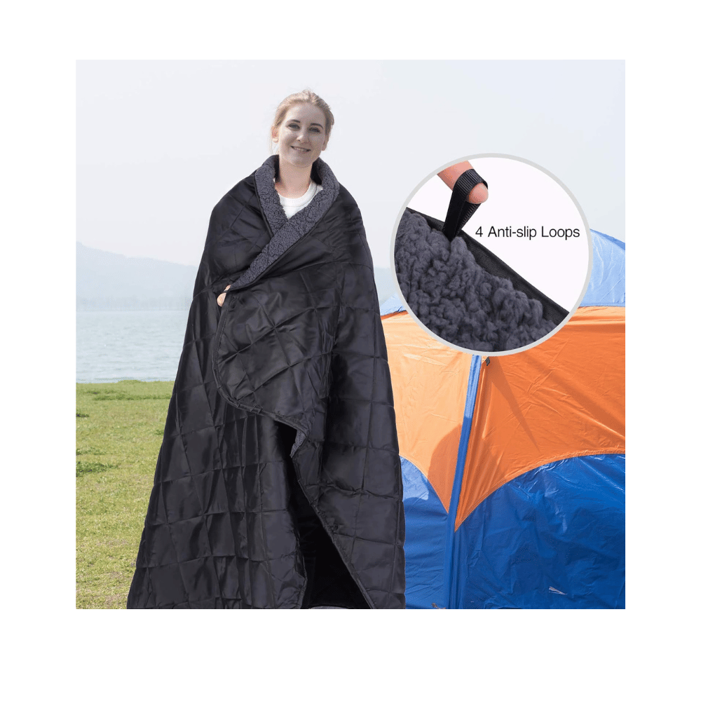 Rumpl lightweight packable camping blanket