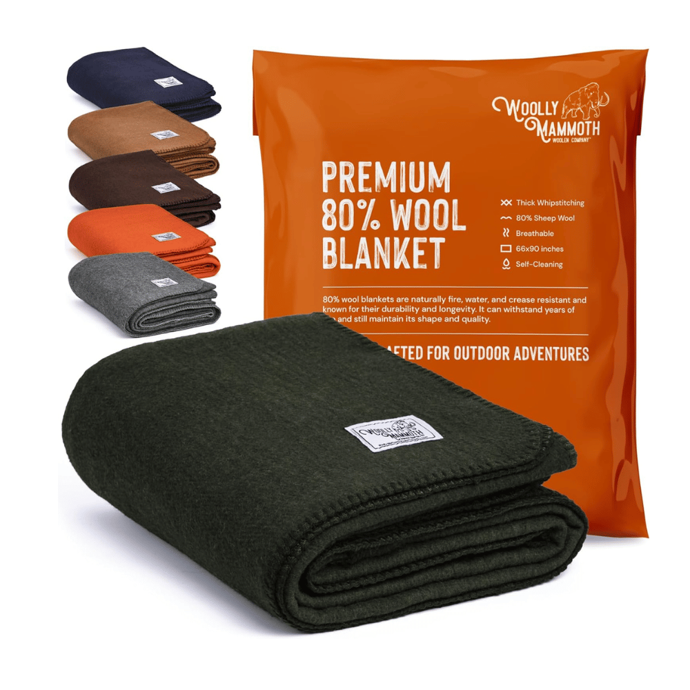 Woolly Mammoth cold weather camping blanket