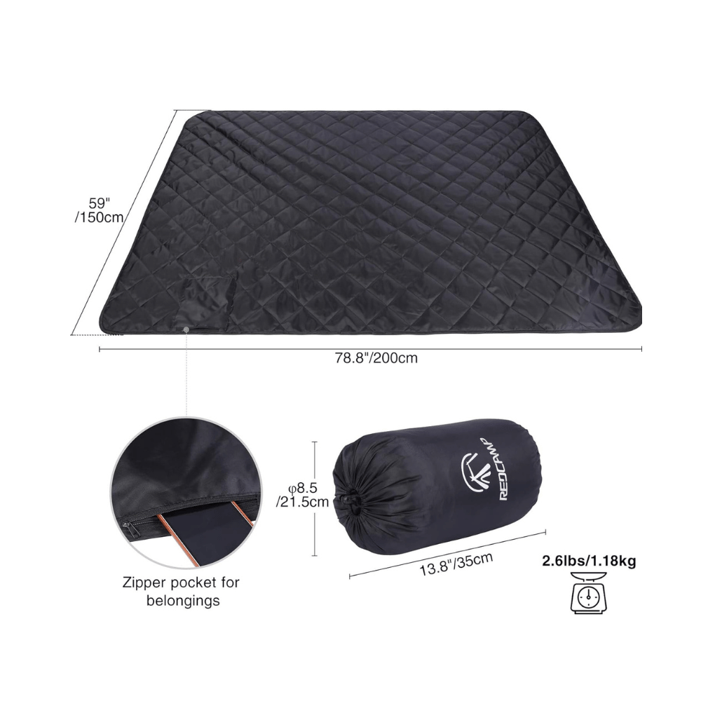 Rumpl water-resistant camping blanket