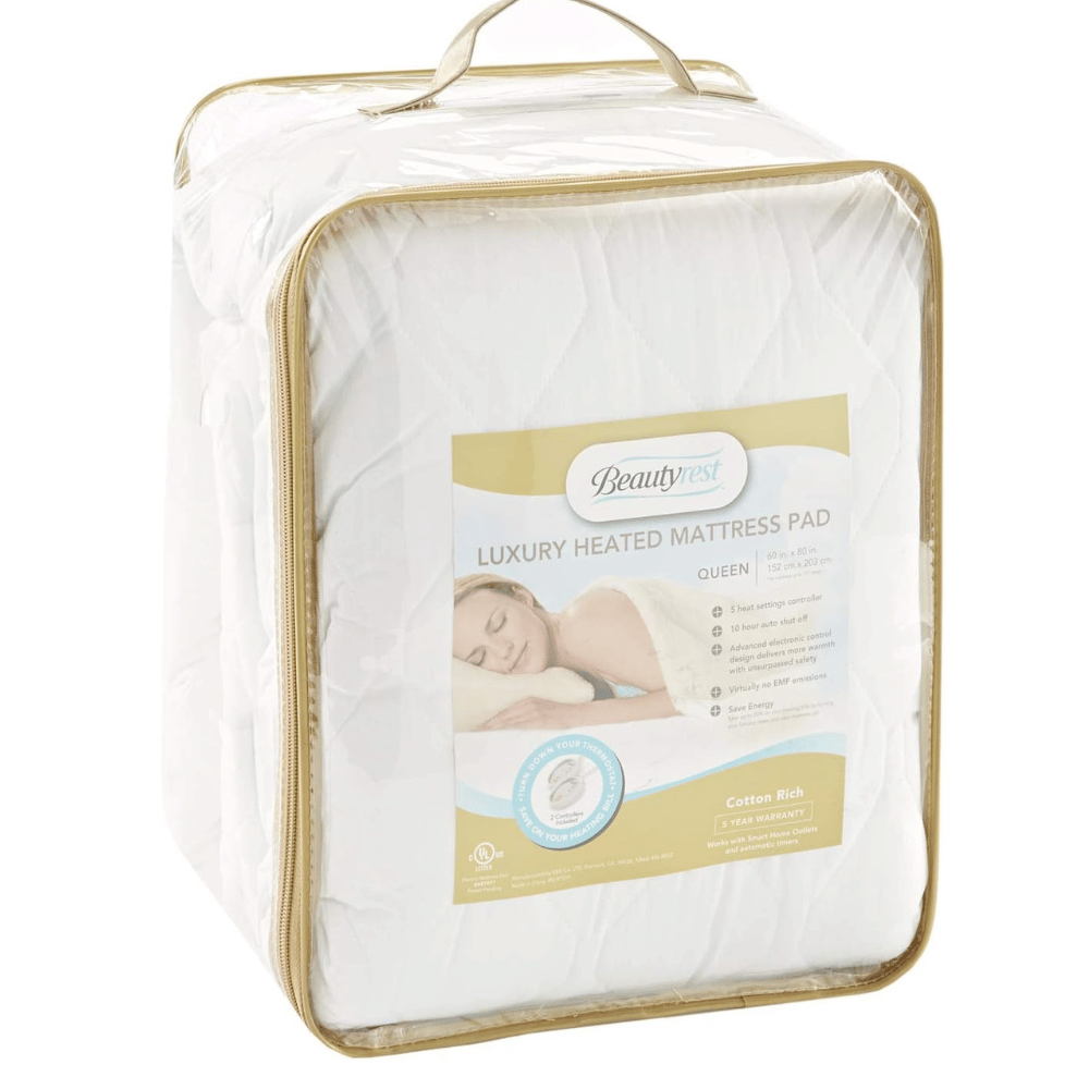 Beautyrest cotton blend heated pad