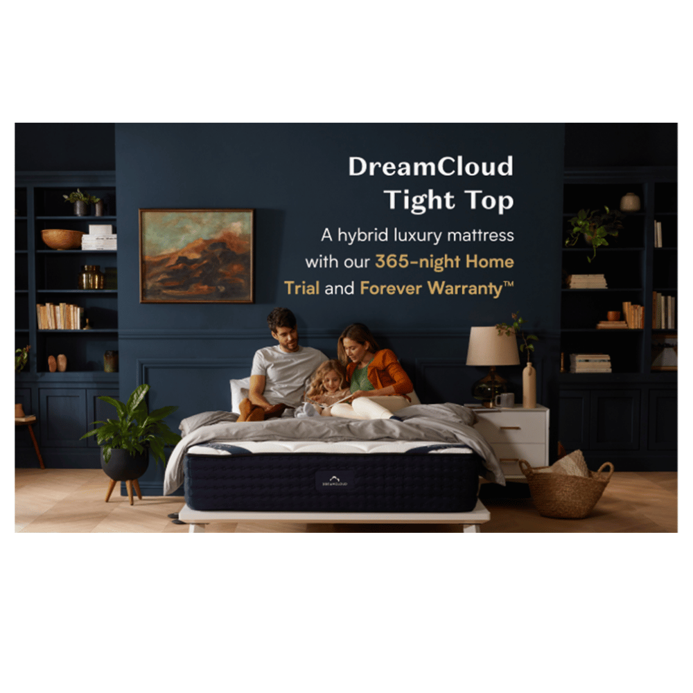 DreamCloud plush euro top mattress