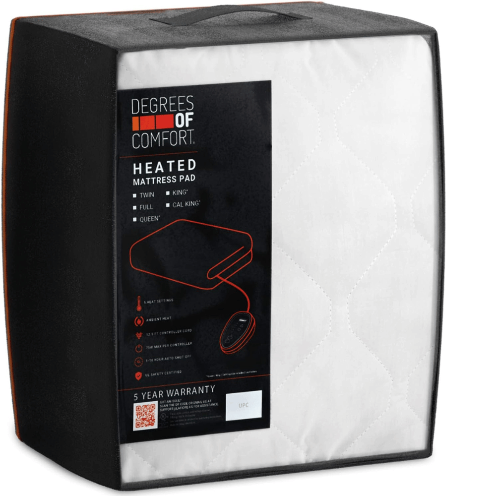  Degrees smart controls heated pad