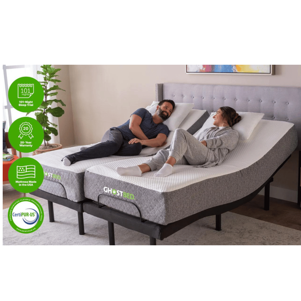 GhostBed responsive foam technology bed