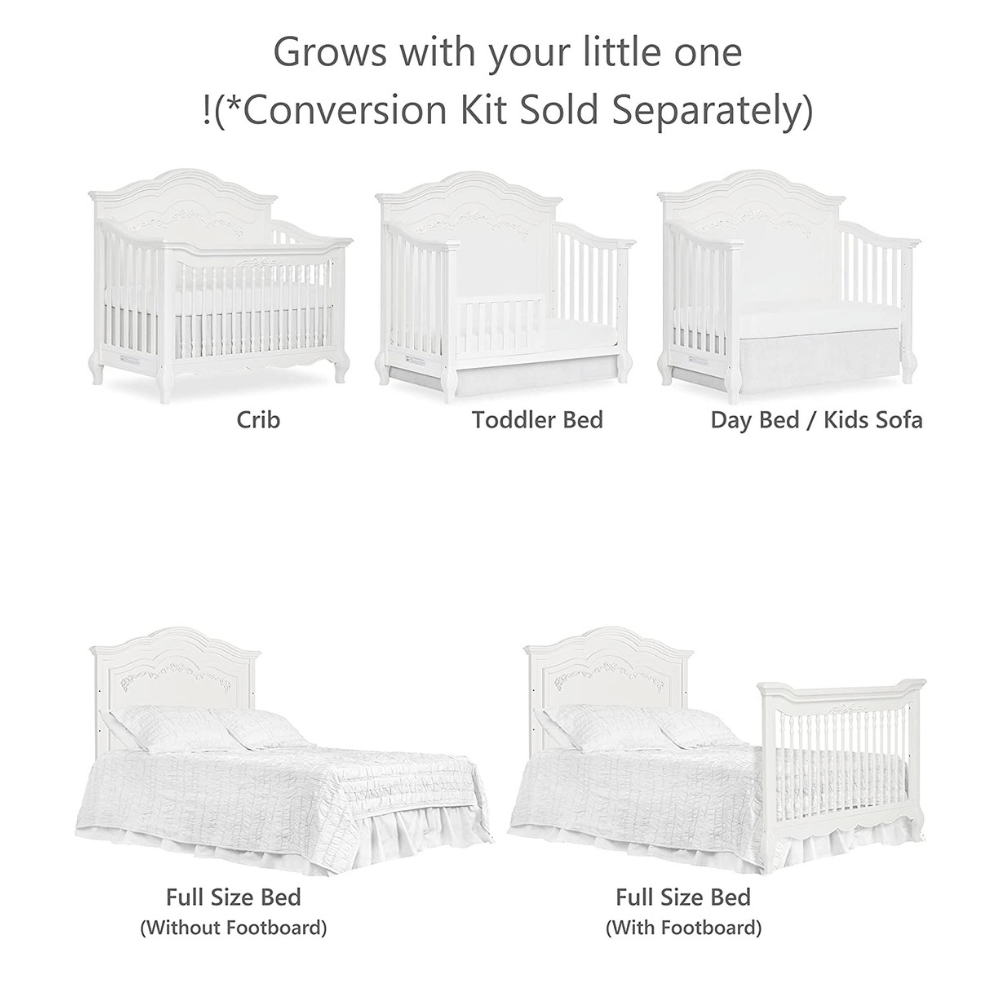 Evolur Aurora growing children crib