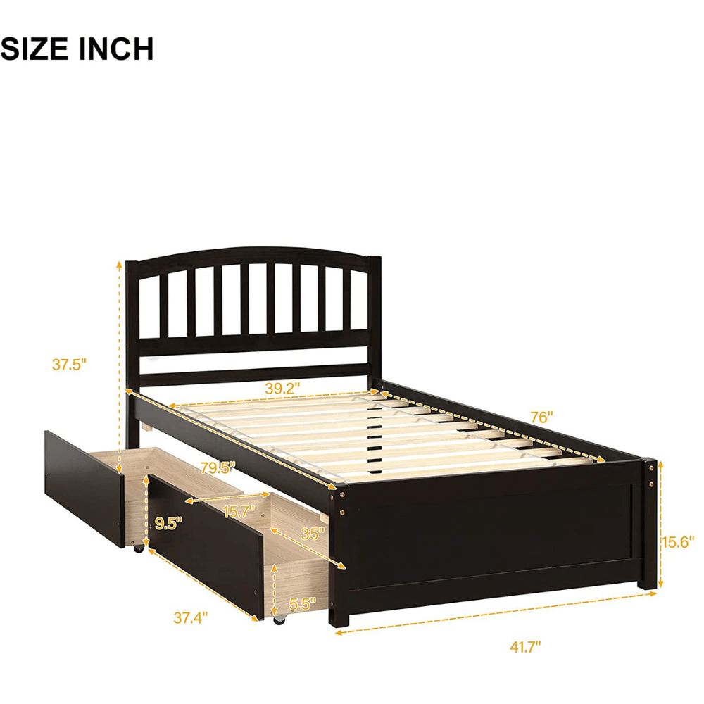 Harper Bright Sturdy Frame Bed