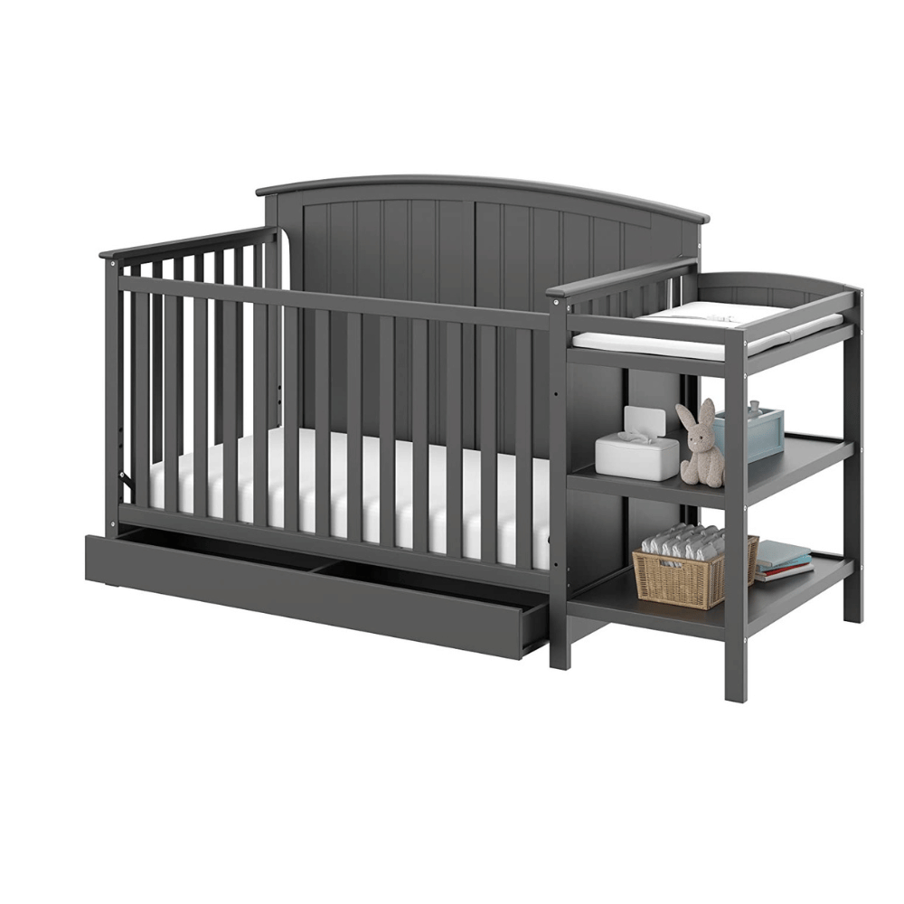 Storkcraft Steveston built-in changer crib