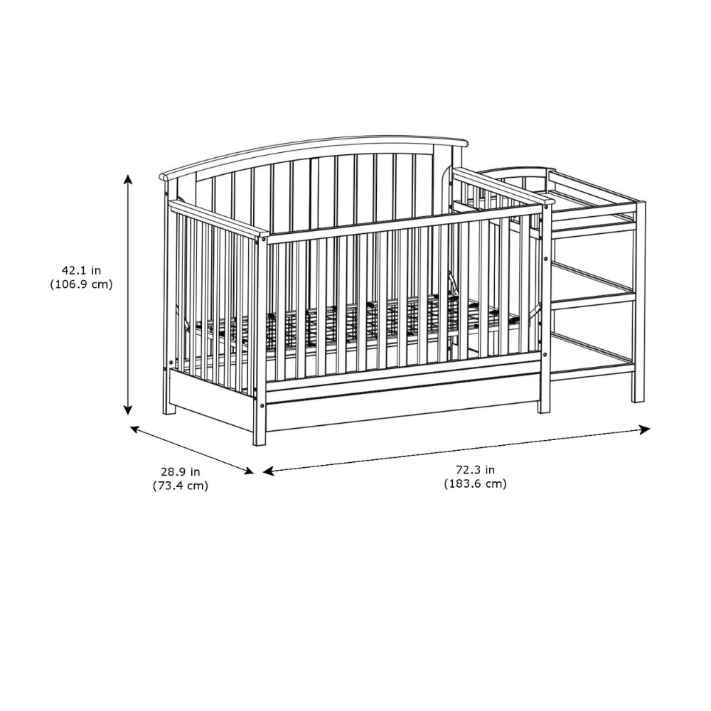 Storkcraft Steveston space-saving crib