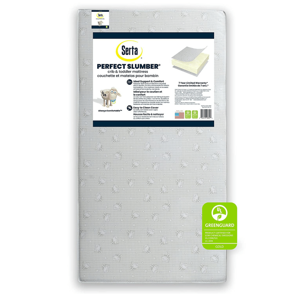 Serta dual firmness crib mattress