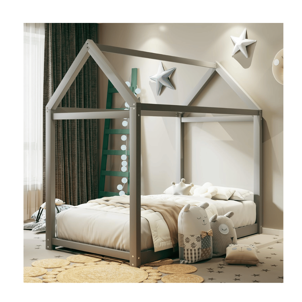 Merax Stylish House Bed Frame