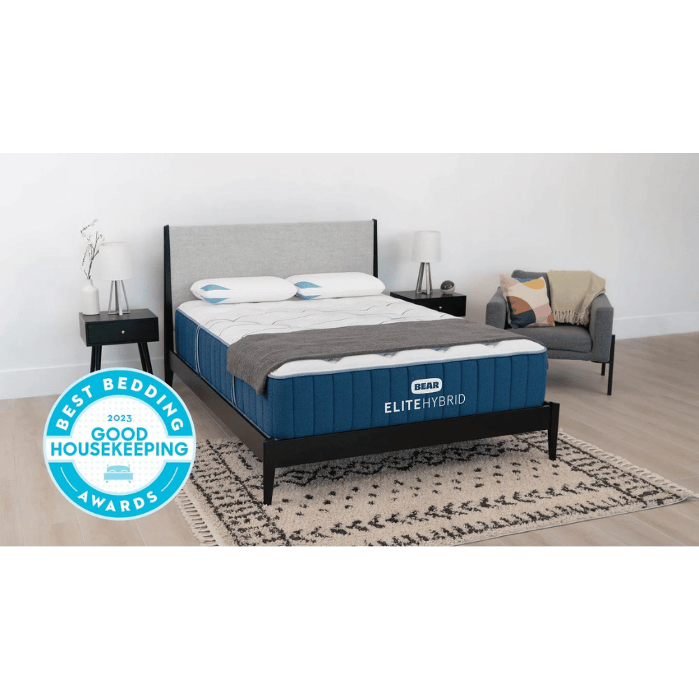 Bear allergen-reducing mattress