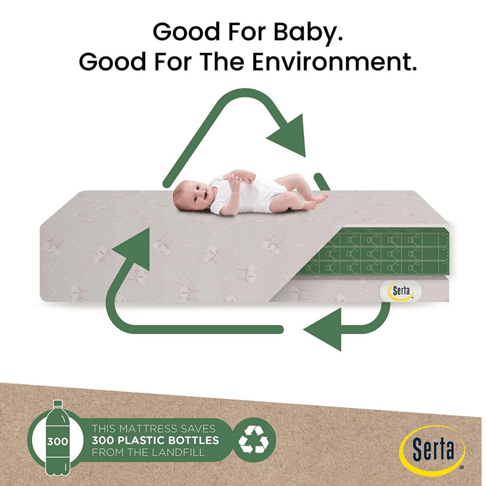 Serta mini crib mattress bed