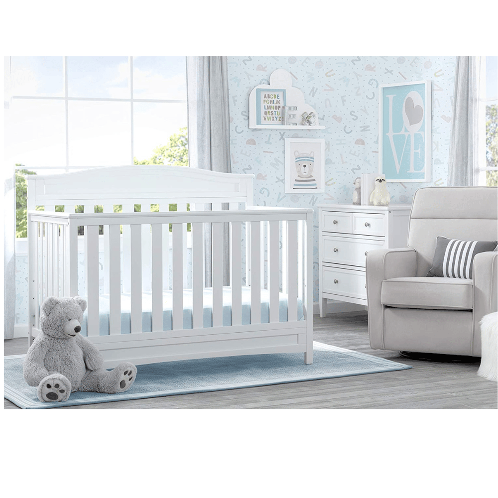 Serta dual-sided baby crib bed