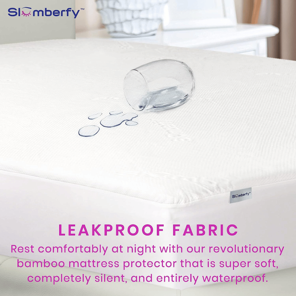 Slumberfy waterproof mattress protector