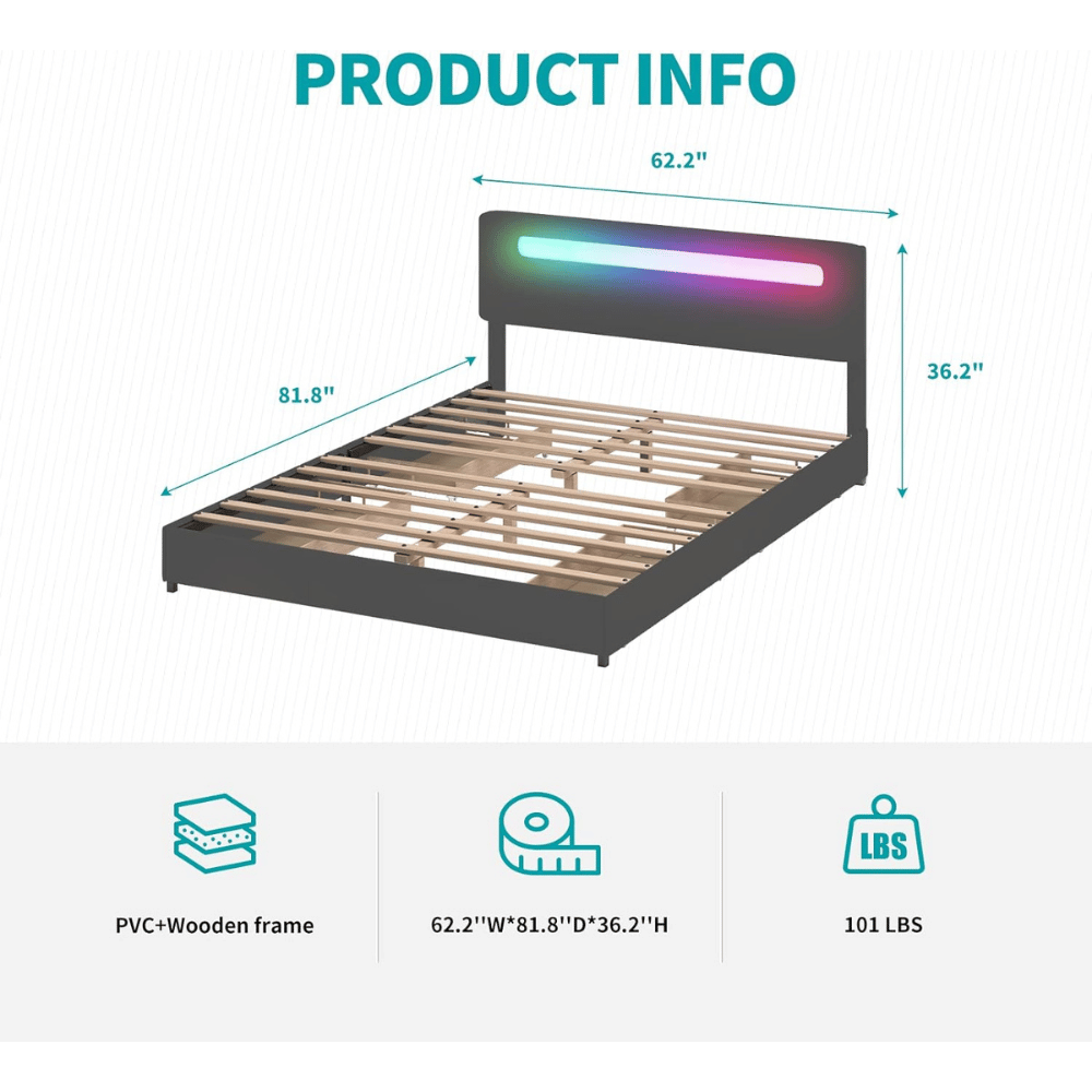 BALUS smart LED bed frame