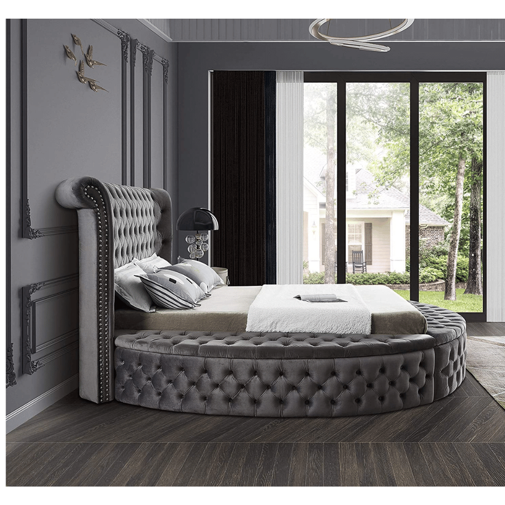 Meridian Luxurious Velvet Bed