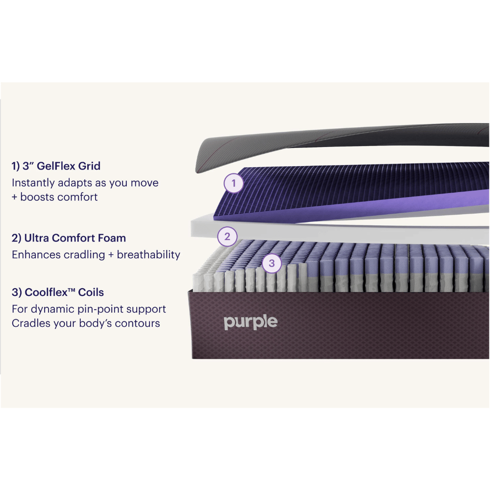 Purple Restore advanced grid mattress