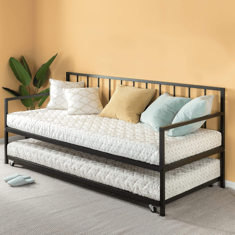 ZINUS Eden space-saving trundle bed